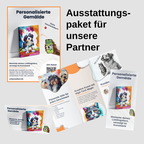 Ausstattungspaket für Mitglieder vom Partner-Programm